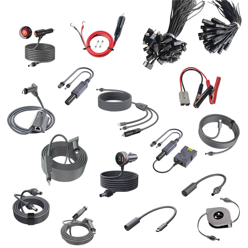OEM custom power cables & wiring harnesses for Starlink, RV, marine, vehicle and industrial applications