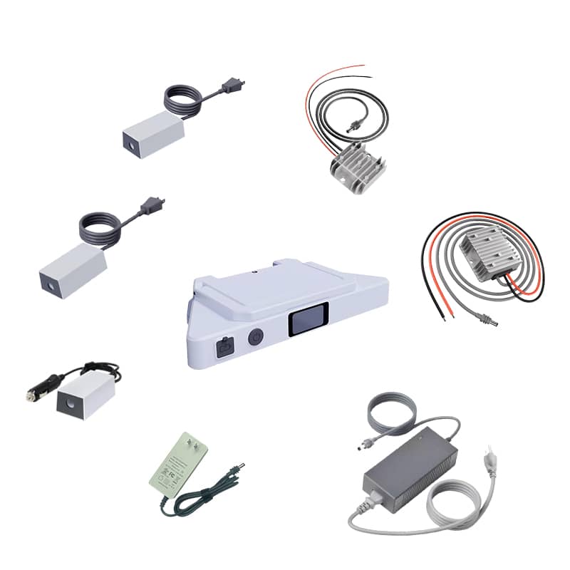 Full set Starlink power supplies compatible with Standard, Gen3, V3, V4, V5, Mini, Mini X, DC-DC converter, AC power adapter, portable power bank